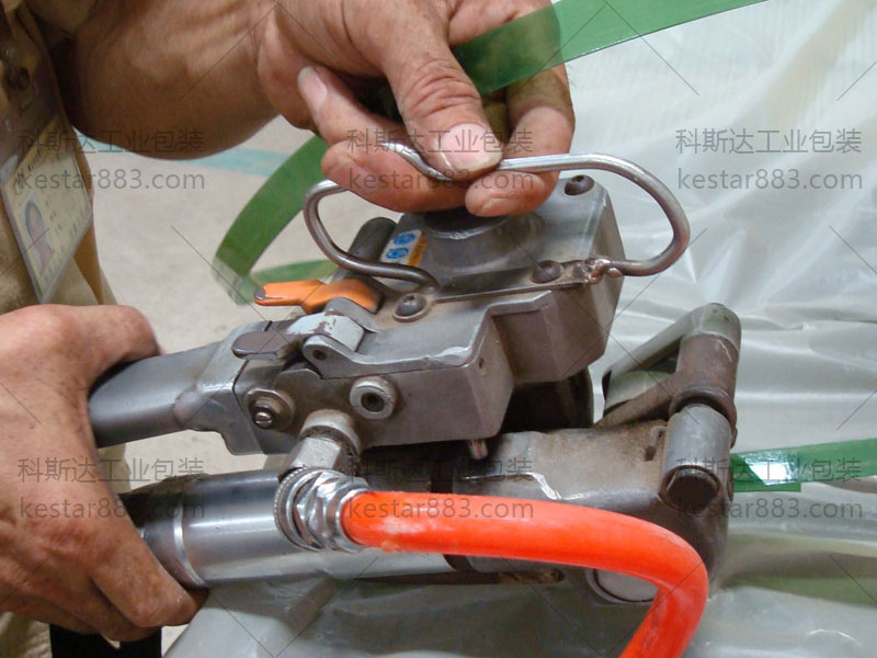 氣動塑鋼打包機熔接不完整或焊接無力怎么處理？